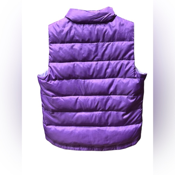 90s Duck Head Purple Down Puffer Vest Small S | Retro Quilted Gorpcore Vintage - Picture 7 of 9